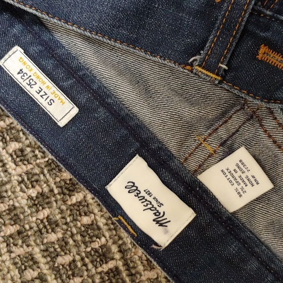 Madewell Rail straight leg jeans wm. Sz. 25/34 - Picture 2 of 12